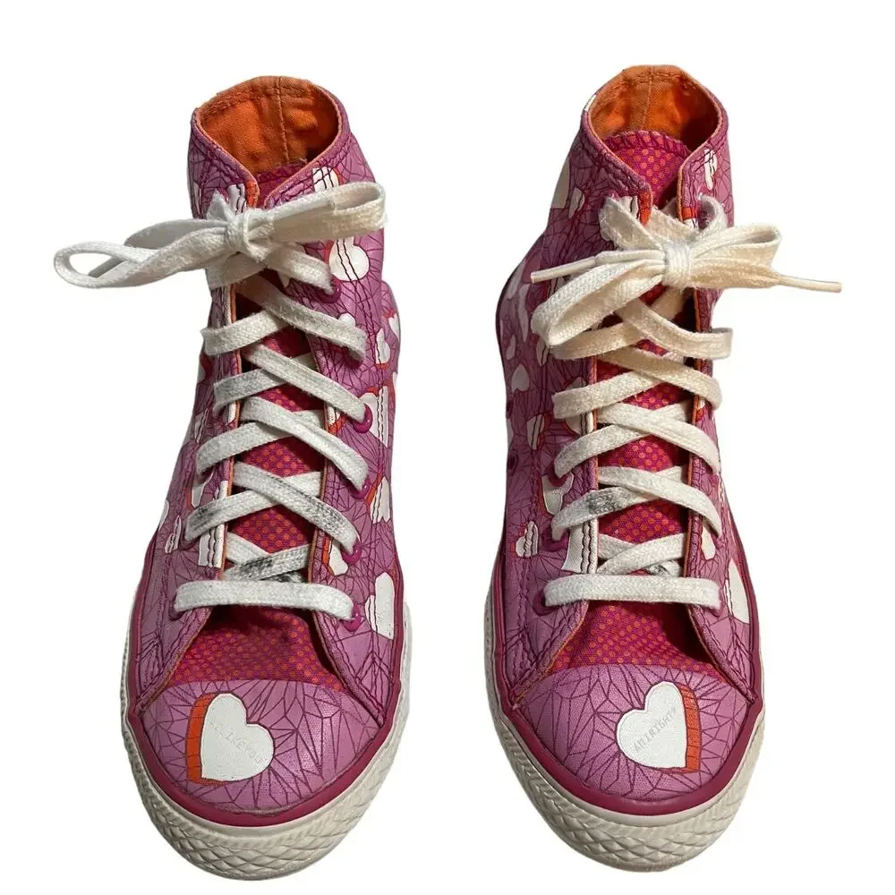 Converse pink high